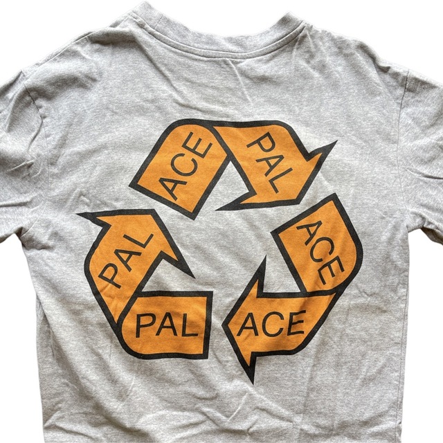 超美品】palace skateboards パレス Tシャツ グレー M - Tシャツ