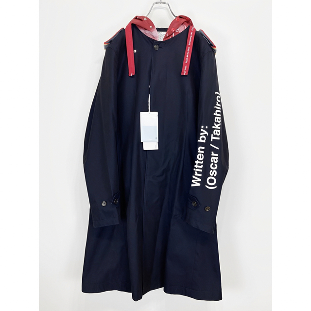 TAKAHIRO MIYASHITA THE SOLOIST.(タカヒロミヤシタザソロイスト)のSoloist 19SS wrapped collar rain coat黒48 メンズのジャケット/アウター(その他)の商品写真