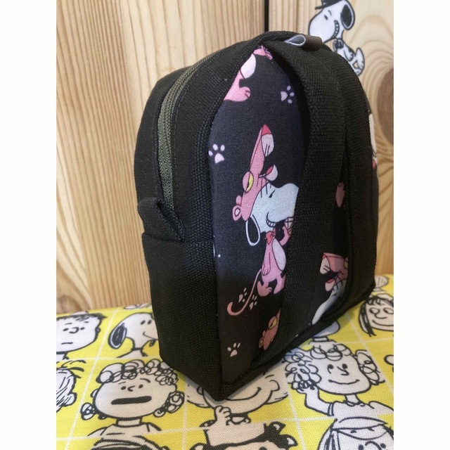 229*ハンドメイド SNOOPY リュック型ポーチ ミニリュックの通販 by は