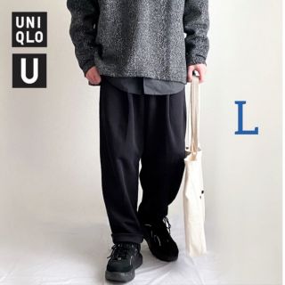 ユニクロ(UNIQLO)のUNIQLO スウェットギャザーパンツ　ユニクロ　ワイドパンツ(スラックス)