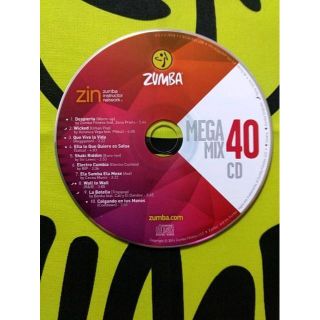 ズンバ(Zumba)のZUMBA　ズンバ　MEGAMIX40　CD　インストラクター専用(ポップス/ロック(洋楽))