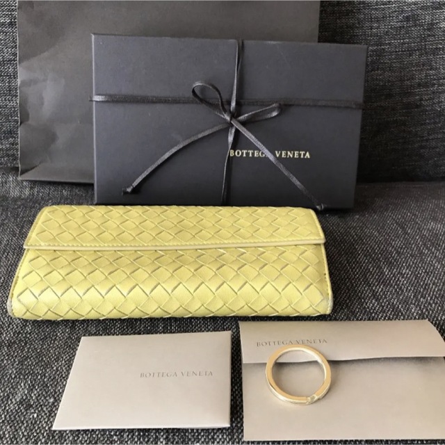 Bottega Veneta(ボッテガヴェネタ)のボッテガヴェネタ　ニューボッテガ　長財布　付属品　美品 レディースのファッション小物(財布)の商品写真