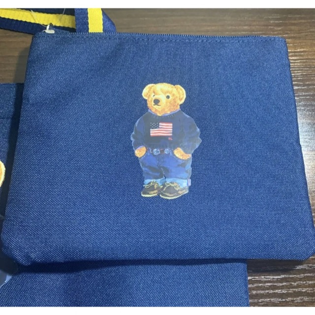 POLO RALPH LAUREN(ポロラルフローレン)の【伊勢丹で購入】未使用 ポロ ラルフローレントートバッグエコバッグ ポーチ付ベア レディースのバッグ(エコバッグ)の商品写真