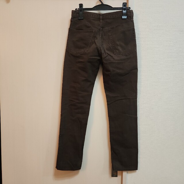 GU(ジーユー)のGU　焦げ茶色　パンツ　28インチ メンズのパンツ(チノパン)の商品写真