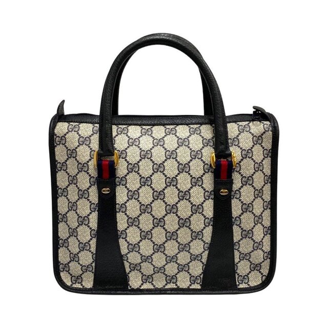 割引クーポン Gucci - 29747 ネイビー ハンドバッグ ボストンバッグ