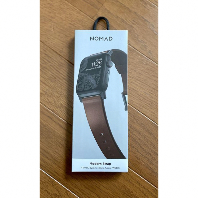 Apple Watch(アップルウォッチ)の専用 新品同様 NOMAD ノマド モダンストラップ ブラウン アップルウォッチ メンズの時計(腕時計(デジタル))の商品写真