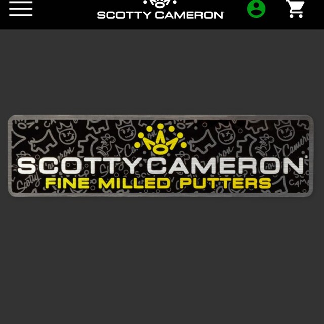 Scotty Cameron(スコッティキャメロン)の送料無料 スコッティキャメロン ステッカー 7ポイントクラウン イエロー スポーツ/アウトドアのゴルフ(その他)の商品写真