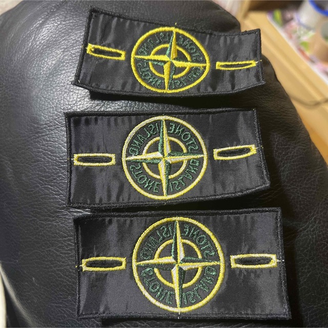 stoneisland ワッペン　グリーンエッジ×3 ベーシック×3