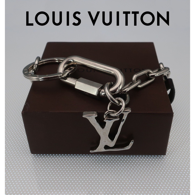 LOUIS VUITTON(ルイヴィトン)のLOUIS VUITTON ルイヴィトン キーチェーンLVシェイプ MP2619 メンズのファッション小物(ウォレットチェーン)の商品写真