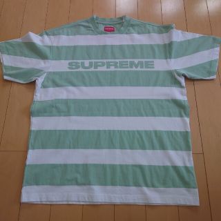 シュプリーム(Supreme)のsupreme printed stripe s/s top(Tシャツ/カットソー(半袖/袖なし))