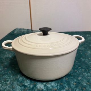 ルクルーゼ(LE CREUSET)のLE CREUSET両手鍋22cm フランス製(鍋/フライパン)