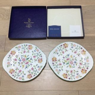 ミントン(MINTON)のハドンホール　ミントン☆Minton  ２枚セット B&Bプレート　 27cm(食器)