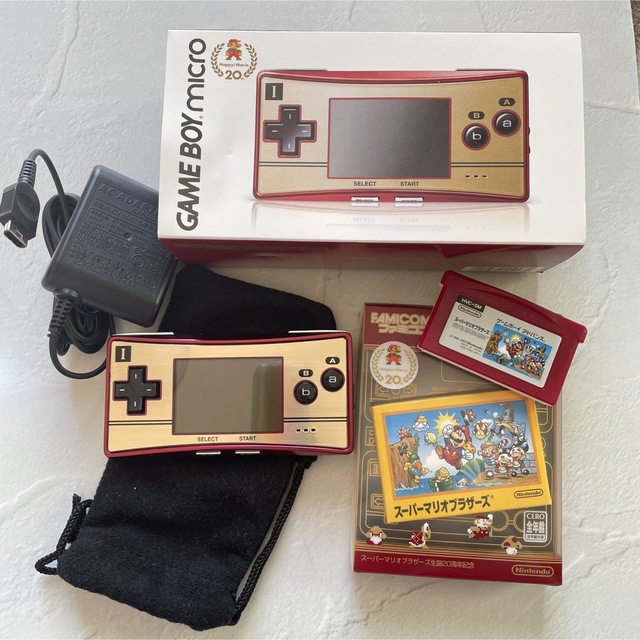任天堂 限定品 ゲームボーイミクロ スーパーマリオブラザーズゲームソフト/ゲーム機本体