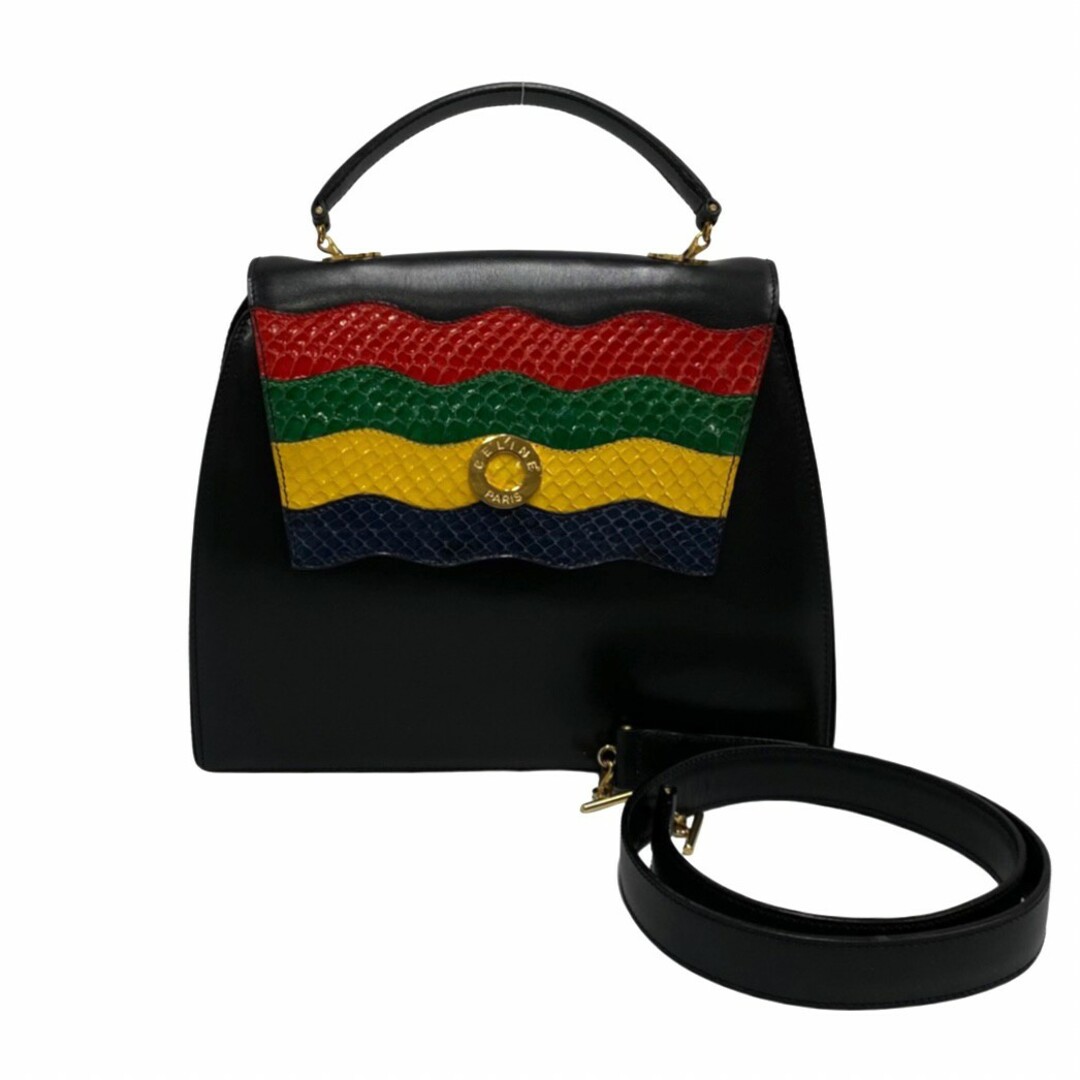 安い大人気 celine - 極 美品 CELINE セリーヌ サークル ロゴ レザー