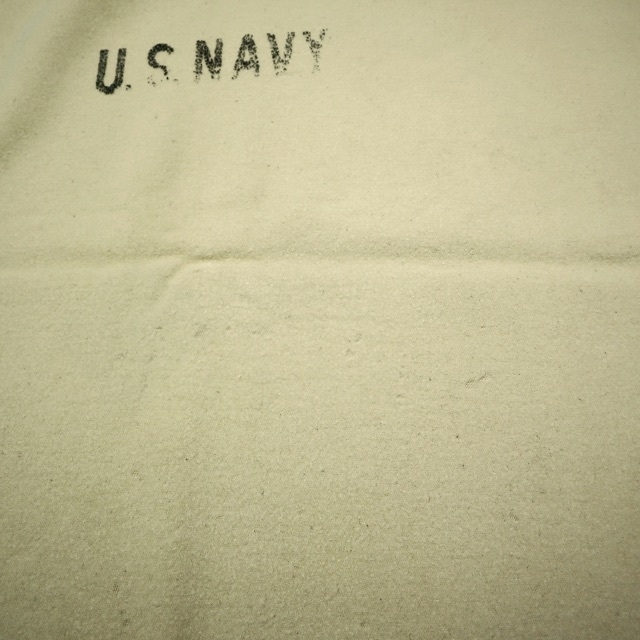 50s ビンテージ US NAVY USN ブランケット ミリタリー 米軍