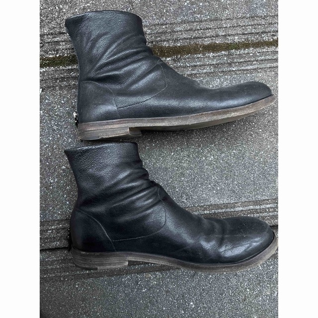 マルセル marsell exposed zip annkle boot - ブーツ