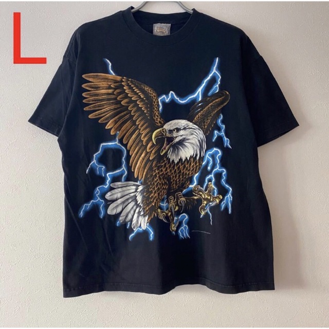 トップストラビススコット着用 American Thunder Tee L Tシャツ