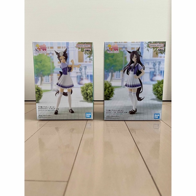 BANDAI(バンダイ)のウマ娘フィギュア　メジロライアン&メジロドーベル エンタメ/ホビーのおもちゃ/ぬいぐるみ(キャラクターグッズ)の商品写真