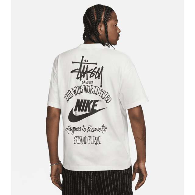 STUSSY(ステューシー)のSTÜSSY & NIKE ストライプ ウールパンツ メンズのパンツ(その他)の商品写真