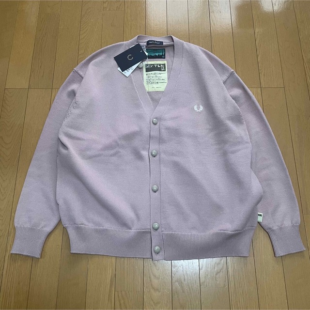 SSZ FRED PERRY BEAMS カーディガン Sサイズ ピンク