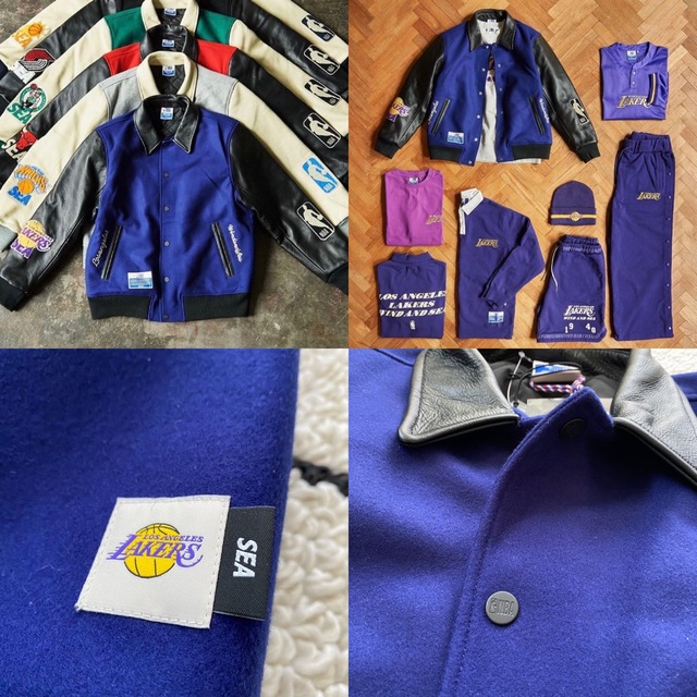 【新品未使用】WINDANDSEA NBAスタジャン size M レイカーズ
