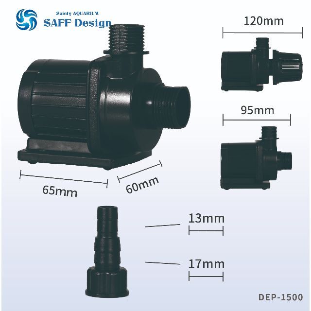 １ヶ月保証：HSBAO社製 DEP-1500 1500L/H　DC水中ポンプ その他のペット用品(アクアリウム)の商品写真