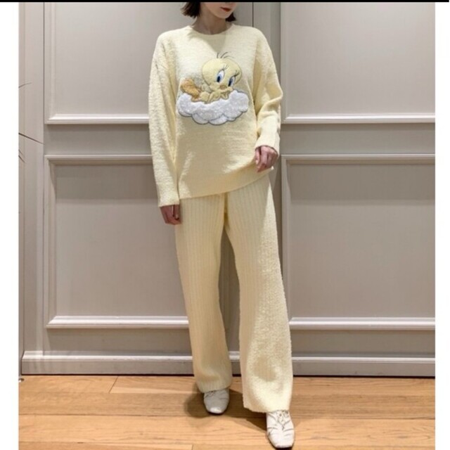 スナイデルホーム Tweety ジャガードニットプルオーバー&ニットロング