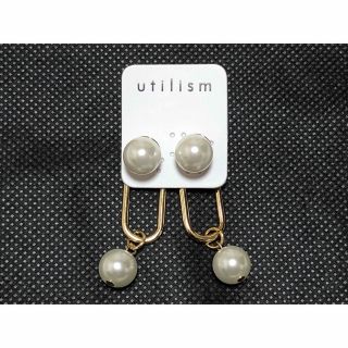 アイシービー(ICB)の新品 ICB【Utilism】Oval Pearl ピアスゴールド￥4400(ピアス)