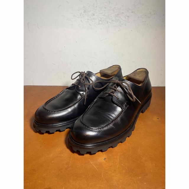 A.P.C. LEON DERBY SHOE DARK BROWN 半額セール www.gold-and-wood.com