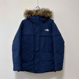 ザノースフェイス(THE NORTH FACE)のノースフェイス　マクマードパーカ　ダウンジャケット　ND91645 Lサイズ　紺(ダウンジャケット)