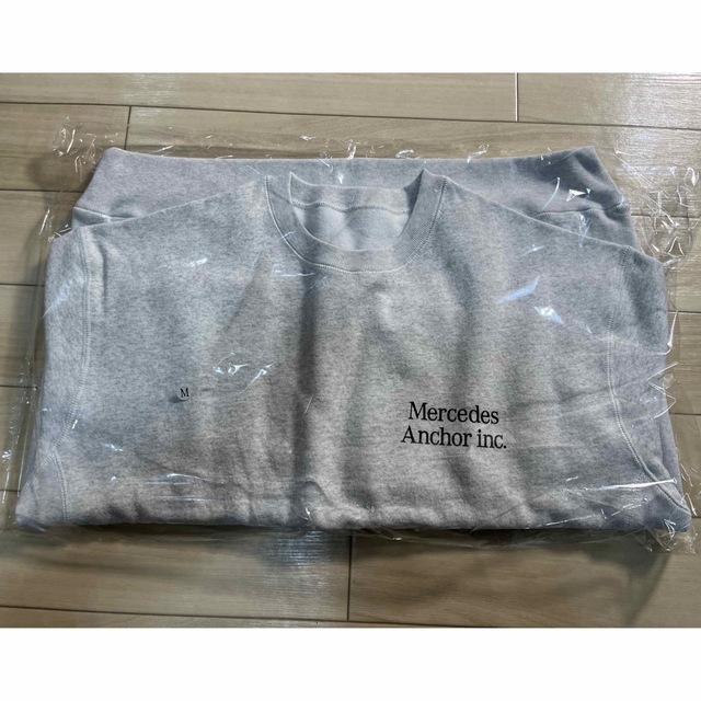 mercedes anchor inc crew sweat grey M