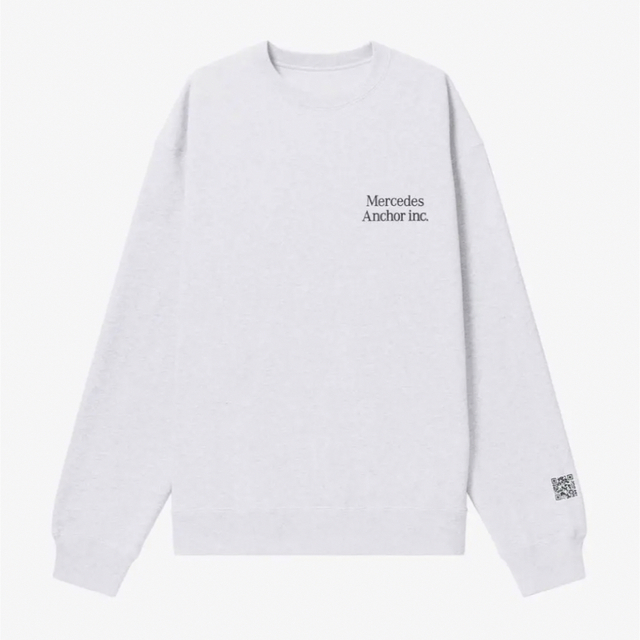 1LDK SELECT(ワンエルディーケーセレクト)のmercedes anchor inc crew sweat grey M メンズのトップス(スウェット)の商品写真