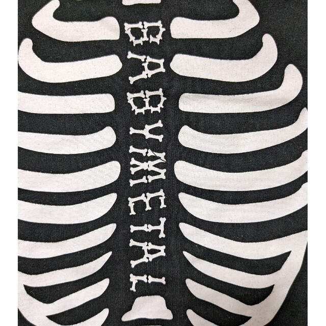 BABYMETAL　骨ロンパース&骨ビブ キッズ/ベビー/マタニティのベビー服(~85cm)(ロンパース)の商品写真
