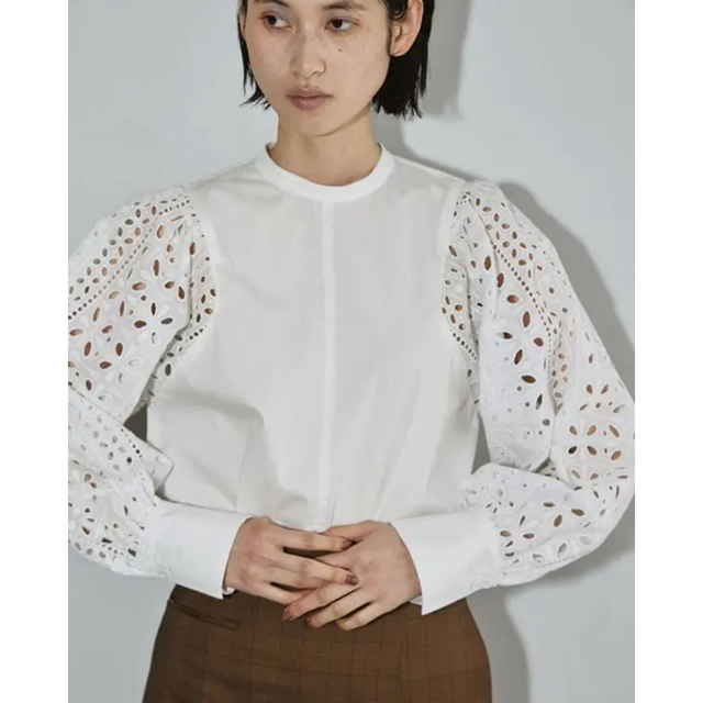 TODAYFUL Lacesleeve Cotton Blouse