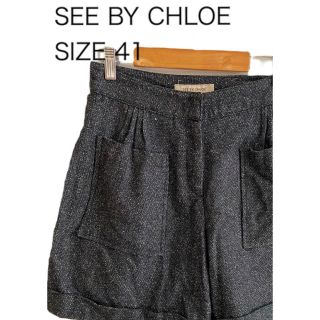 シーバイクロエ(SEE BY CHLOE)のSEE BY CHLOE シーバイクロエ ショートパンツ ウール混 ポケット41(ショートパンツ)