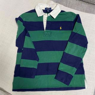 ポロラルフローレン(POLO RALPH LAUREN)のポロラルフローレン　ラガーシャツM10-12 ボーダー(Tシャツ/カットソー)