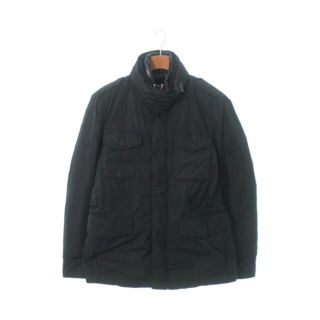 モンクレール(MONCLER)のMONCLER モンクレール ダウンジャケット/ダウンベスト 1(S位) 黒 【古着】【中古】(ダウンジャケット)