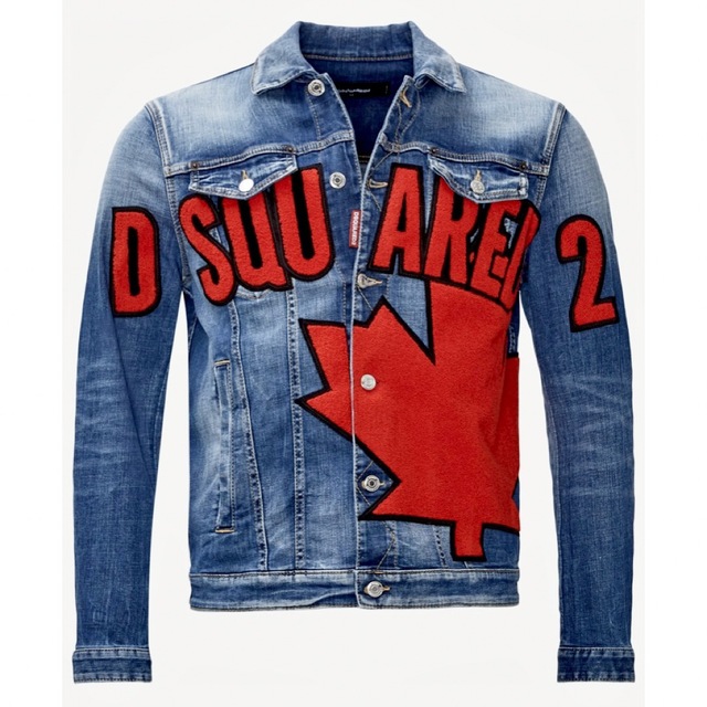 DSQUARED2 - 22SS新作・新品・未使用 超BIGリーフロゴ 高級デニム