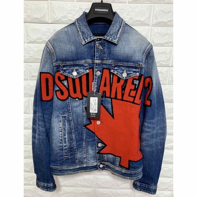 DSQUARED2 - 22SS新作・新品・未使用 超BIGリーフロゴ 高級デニム