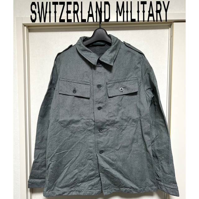 SWISS MILITARY(スイスミリタリー)の【美品】スイス軍 前期型 デニム ワークジャケット メンズのジャケット/アウター(Gジャン/デニムジャケット)の商品写真