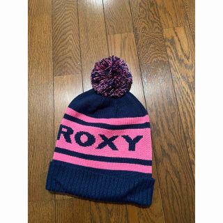 ロキシー(Roxy)のROXY ニット　帽子(ニット帽/ビーニー)