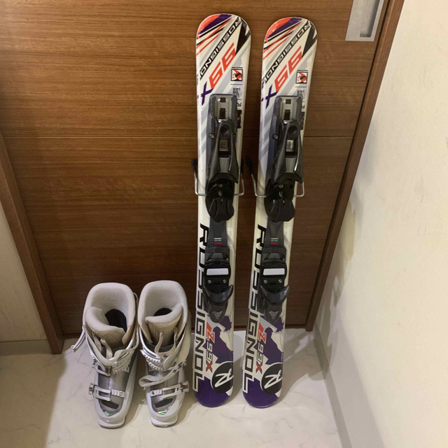 ROSSIGNOL(ロシニョール)のショートスキー／ファンスキー　スキーブーツ　セット スポーツ/アウトドアのスキー(板)の商品写真