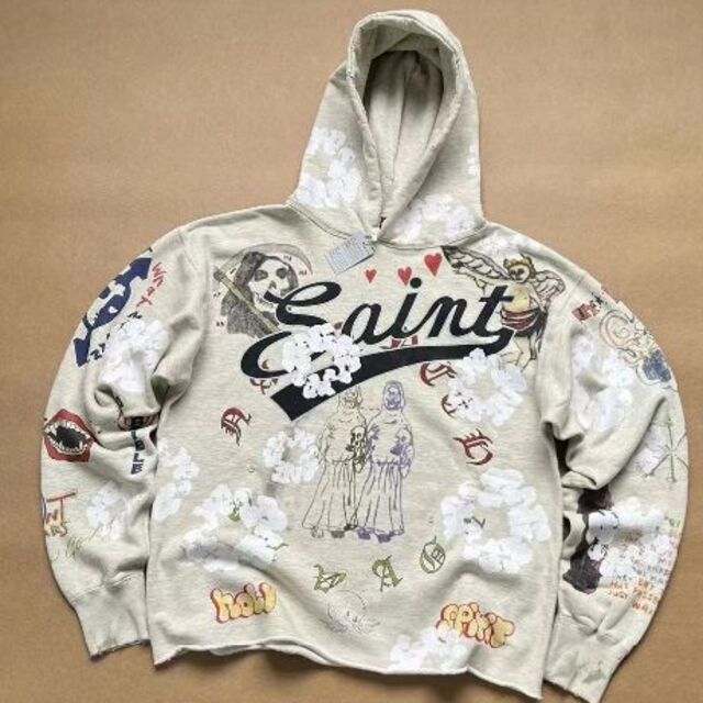 saint michael denim tears コラボフーディー パーカー | www.jarussi