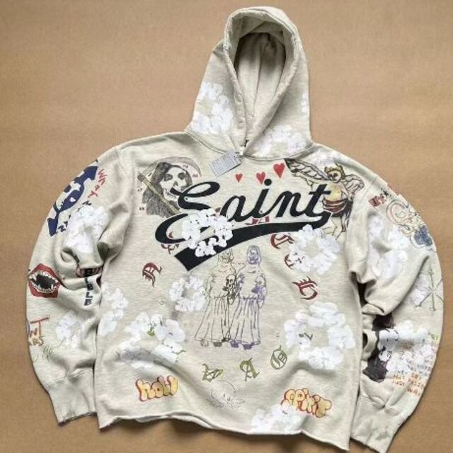 saint michael HOODIE GRAFFITI パーカー