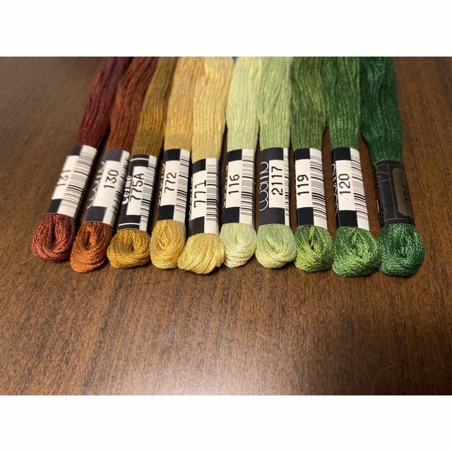 Cosmo コスモ 刺繍糸 25番 10本セット ⑦