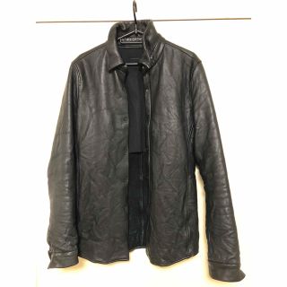 junhashimoto - junhashimoto (ジュンハシモト)ジップ レザー シャツ