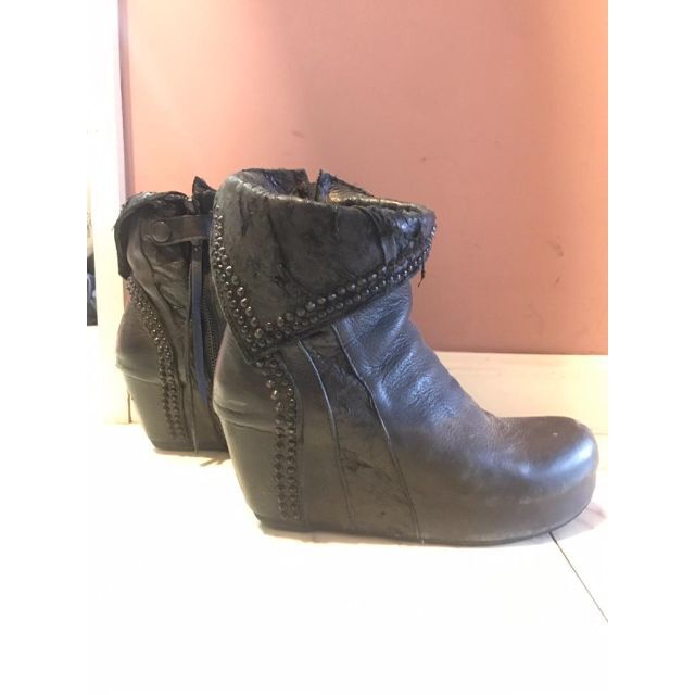 KMRII - kmrii ケムリ レザーブーツ 黒の通販 by ななちゃん's KMRII - kmrii ケムリ レザーブーツ 黒の通販 by ななちゃん's
