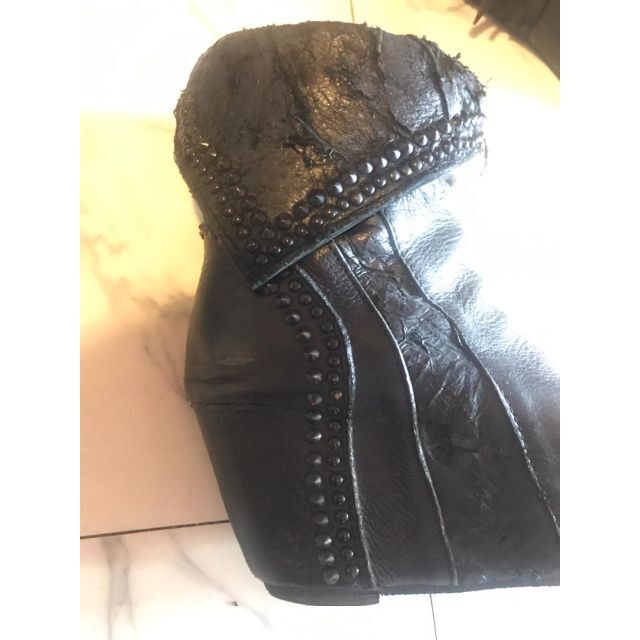 KMRII - kmrii ケムリ レザーブーツ 黒の通販 by ななちゃん's KMRII - kmrii ケムリ レザーブーツ 黒の通販 by ななちゃん's