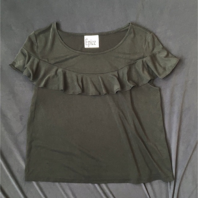 LUCA/LADY LUCK LUCA(ルカレディラックルカ)のEpice フリルTシャツ トップス 薄手 レディースのトップス(Tシャツ(半袖/袖なし))の商品写真