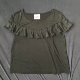 ルカレディラックルカ(LUCA/LADY LUCK LUCA)のEpice フリルTシャツ トップス 薄手(Tシャツ(半袖/袖なし))